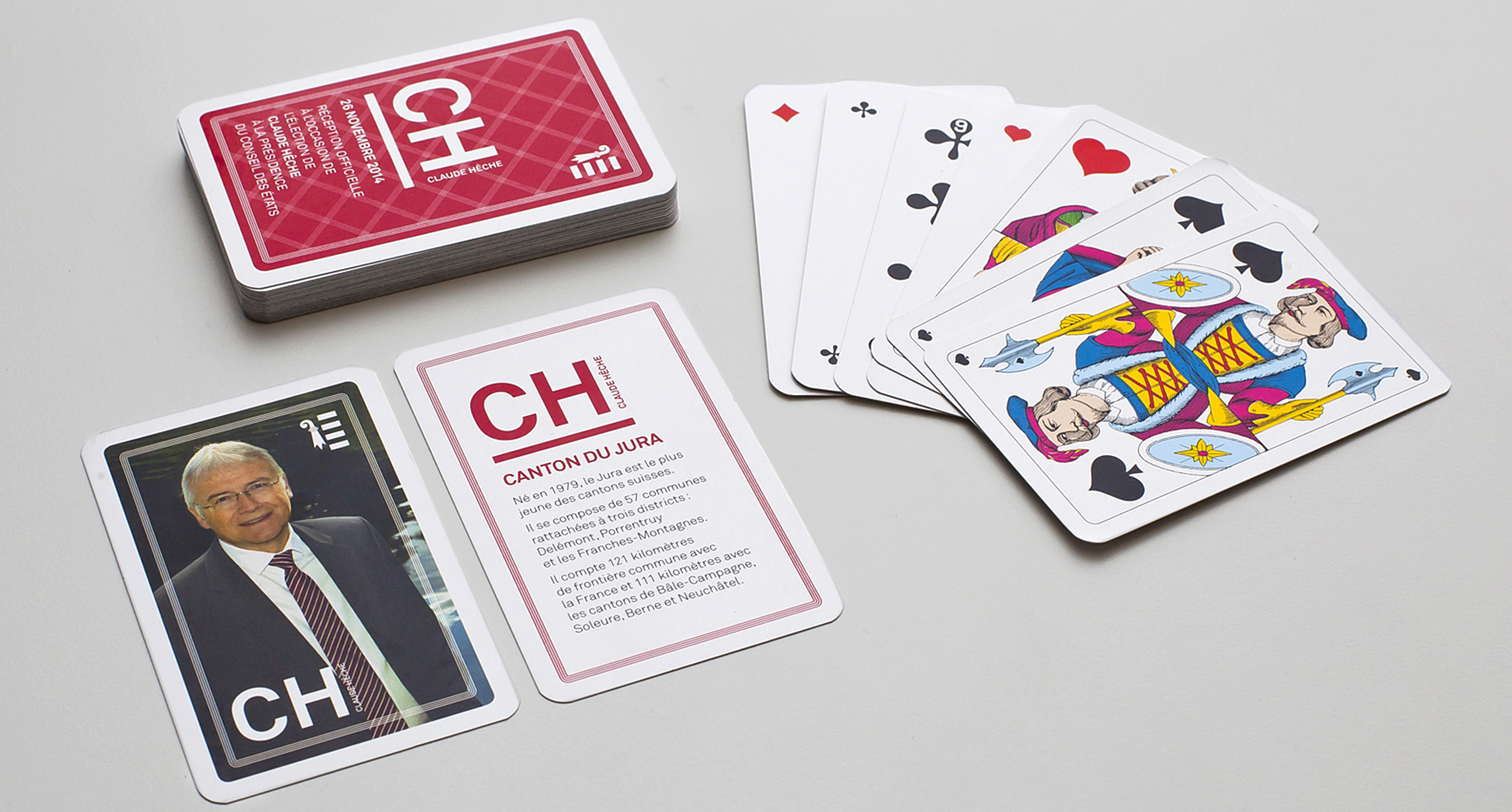 Goodies pour la campagne de pub de Claude Hêche
