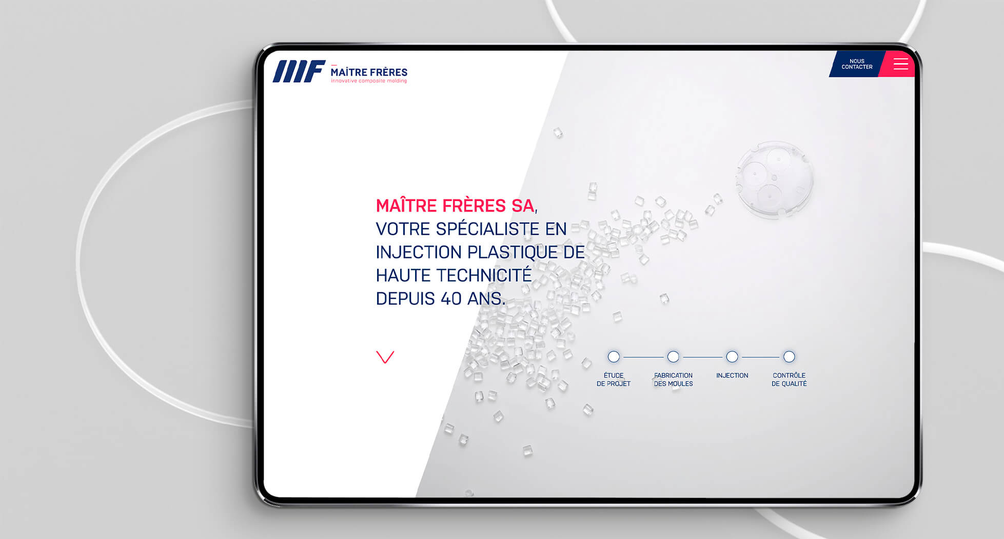Site internet pour Maîtres frères.