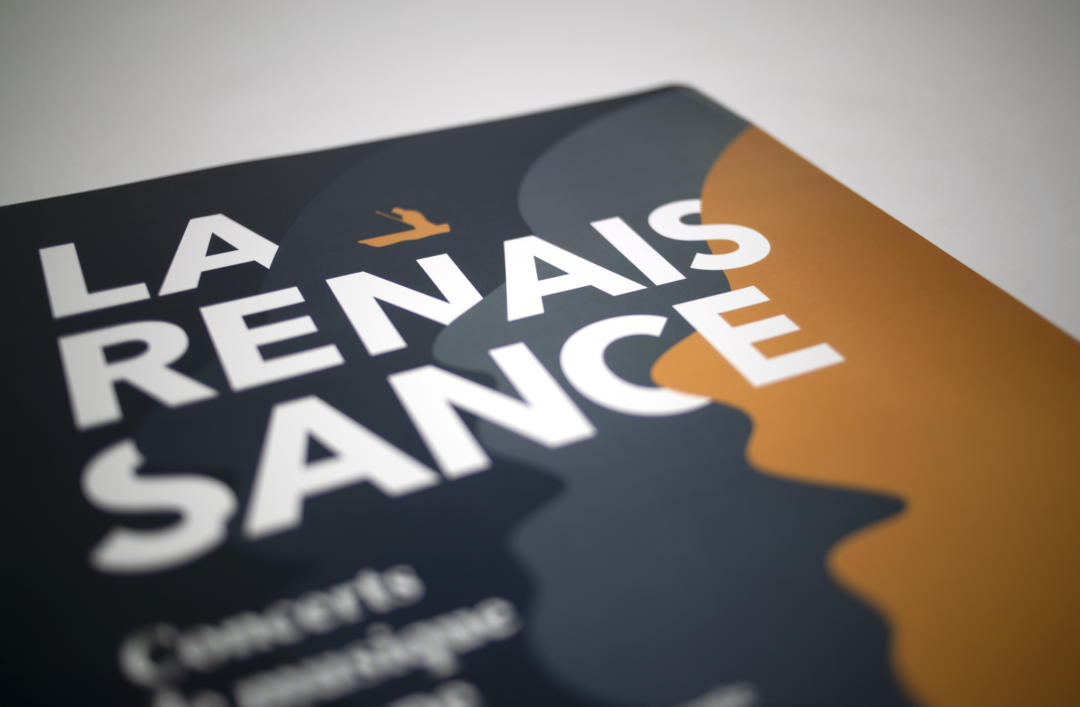 Détail du flyer pour la campagne 2018 de La Sestina montrant la silhouette de Charon sur son bateau