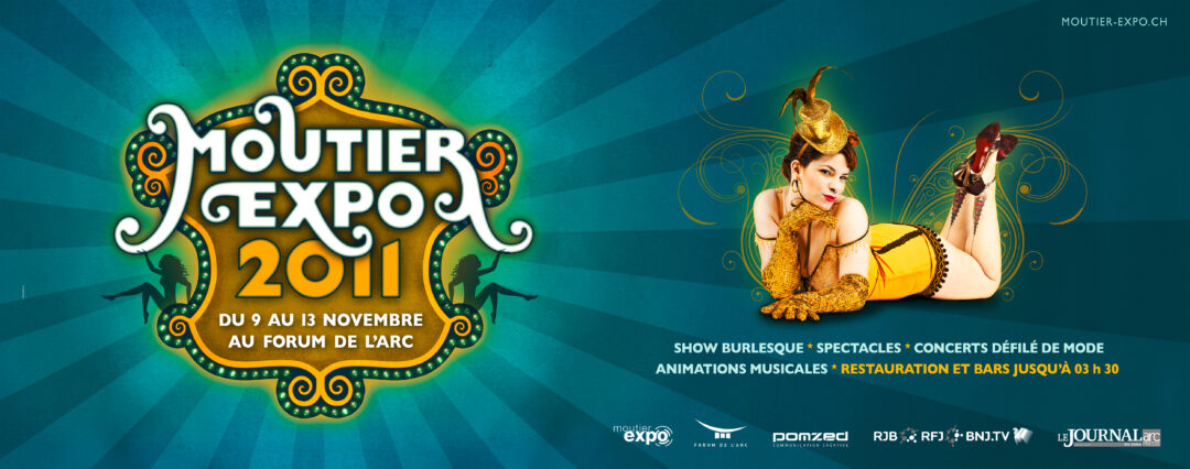 Affiche Moutier Expo 2011 du 9 au 13 novembre.