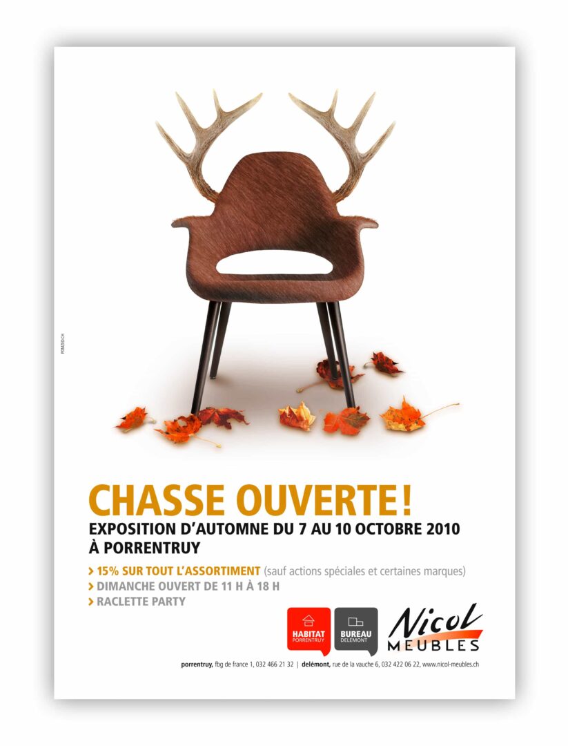 Brochure pour l'expo d'automne 2010 à Porrentruy.