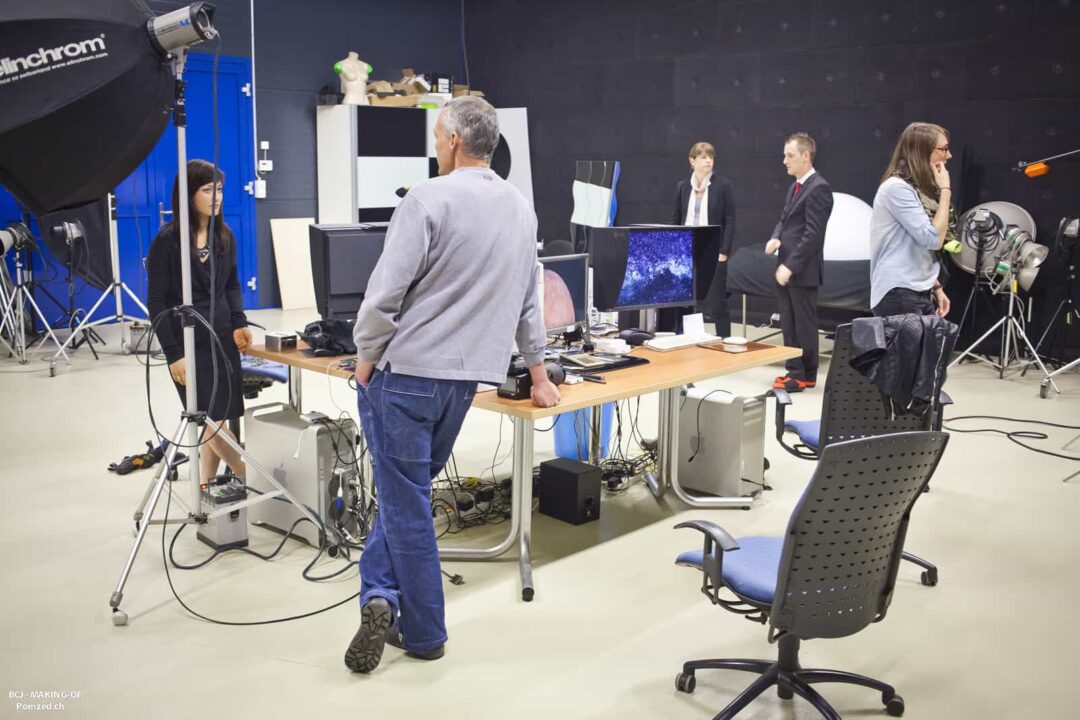 Making-of de la pub de la BCJ, discussion entre comédiens et réalisateurs.