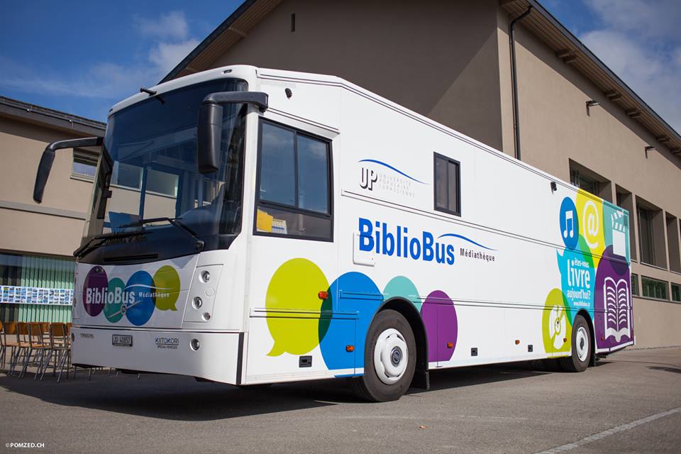 Nouveau design du bibliobus.