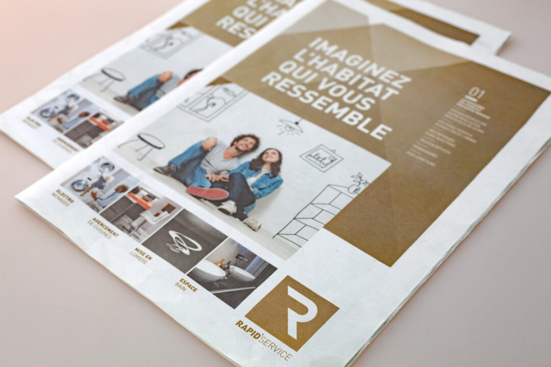 Page principale du journal avec comme titre "Imaginez l'habitat qui vous ressemble".