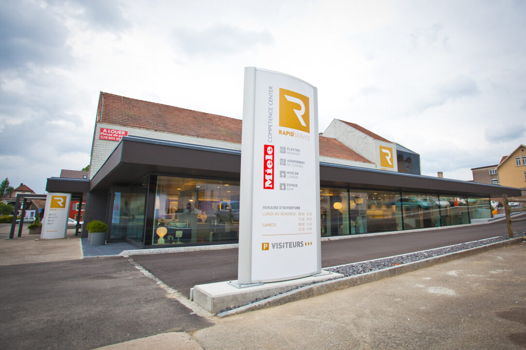 Entreprise Rapid'Service vu de l'extérieur.
