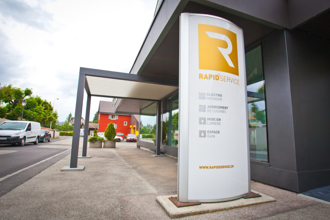 Entreprise Rapid'Service vu de l'extérieur.