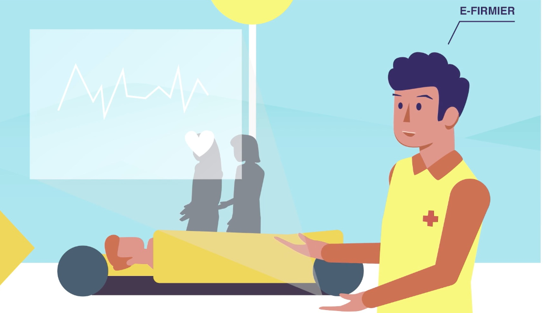 Aperçu de la vidéo en motion design pour ArcLab présentant le métier de e-firmier