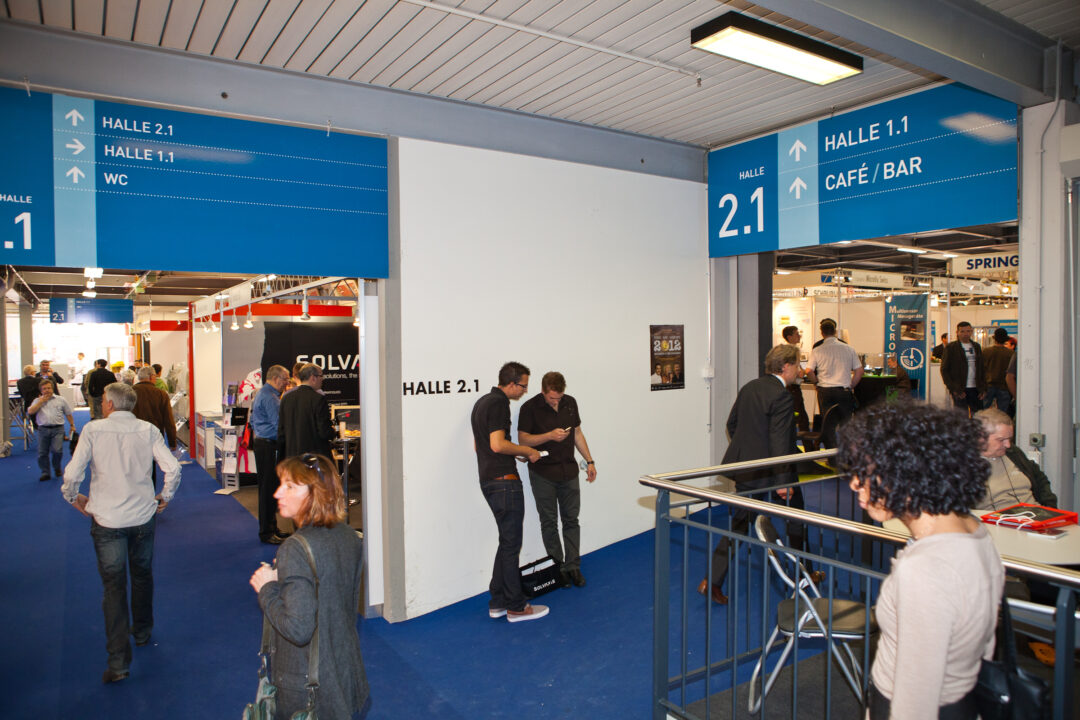 Signalétique des différentes salles du bâtiment - SIAMS 2012.