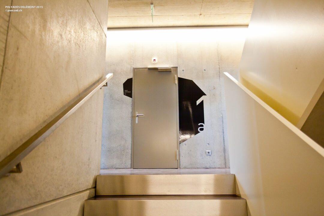 Signalétique pour la salle 1a du bâtiment.