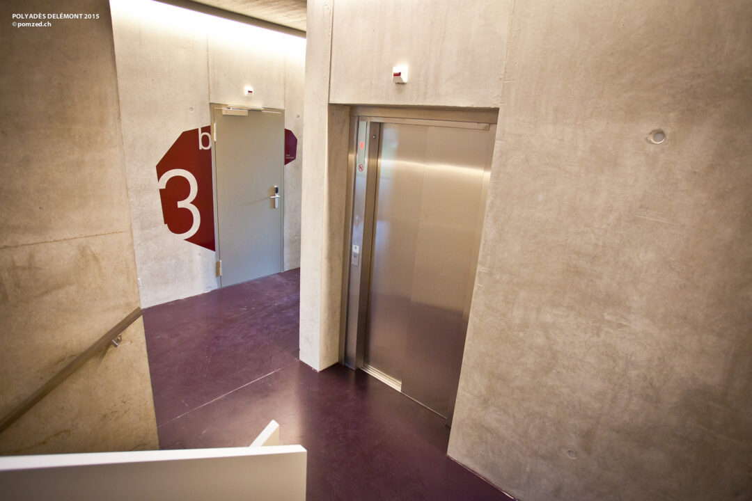 Signalétique pour la salle 3b du bâtiment.