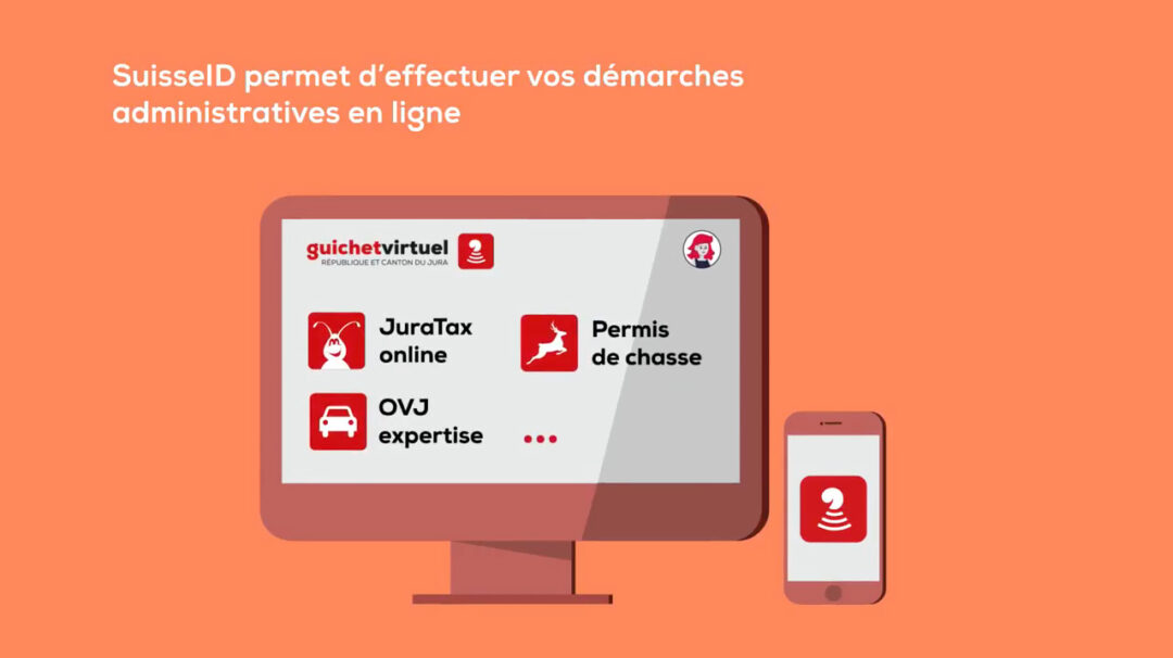 Image expliquant que SuisseID permet maintenant de faire vos démarches en ligne.