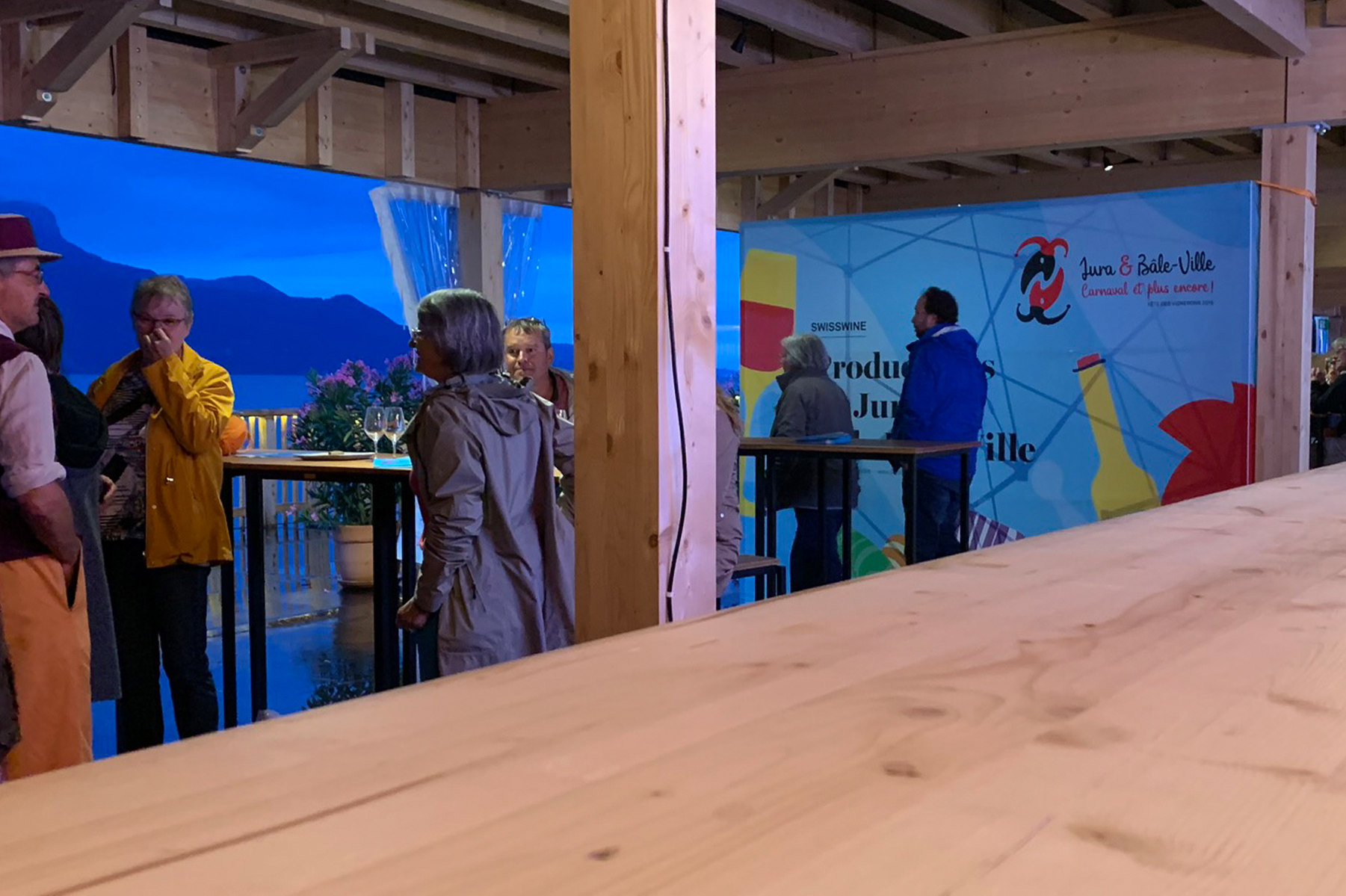 Stand Popup à l'Espace Swisswine à la Fête des Vignerons 2019