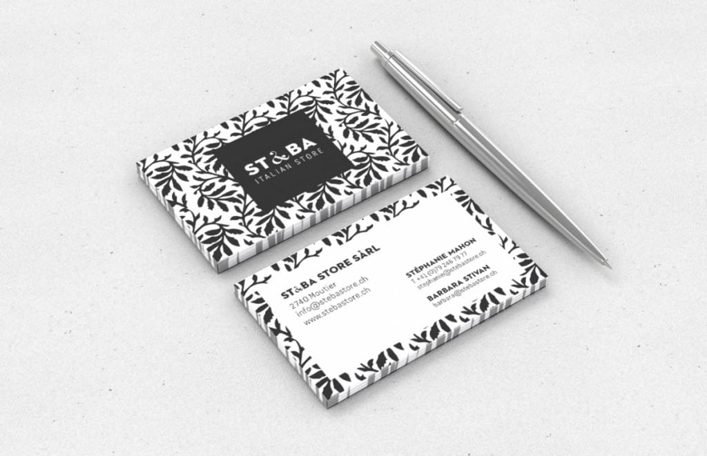 carte de visite de l'entreprise STEBA.