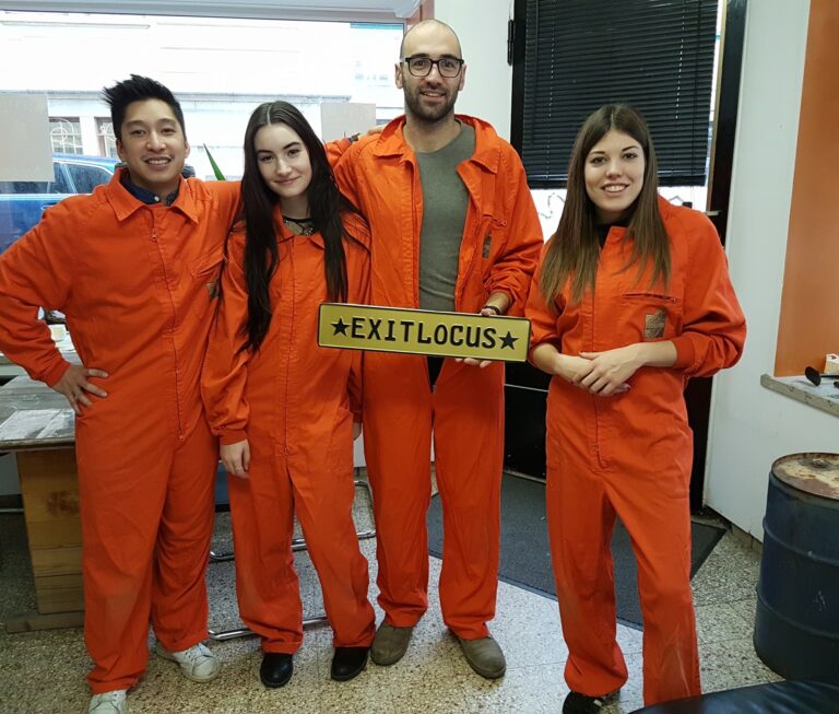 Sortie de la team Pomzed, escape room mode prison 2018.