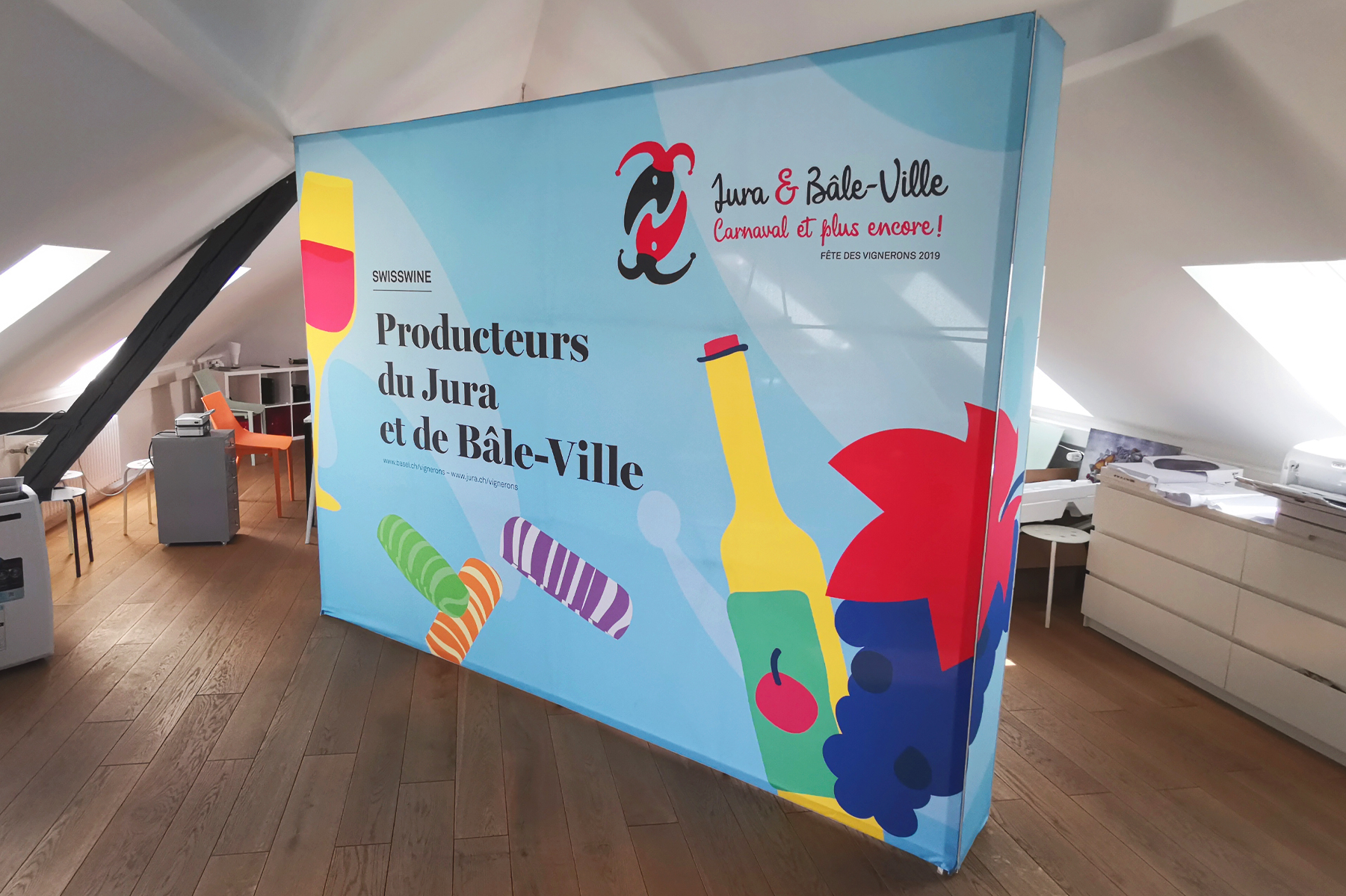 Stand Pop-up pour la Fête des Vignerons 2019