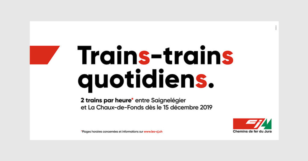 Affiche à plat pour les CJ