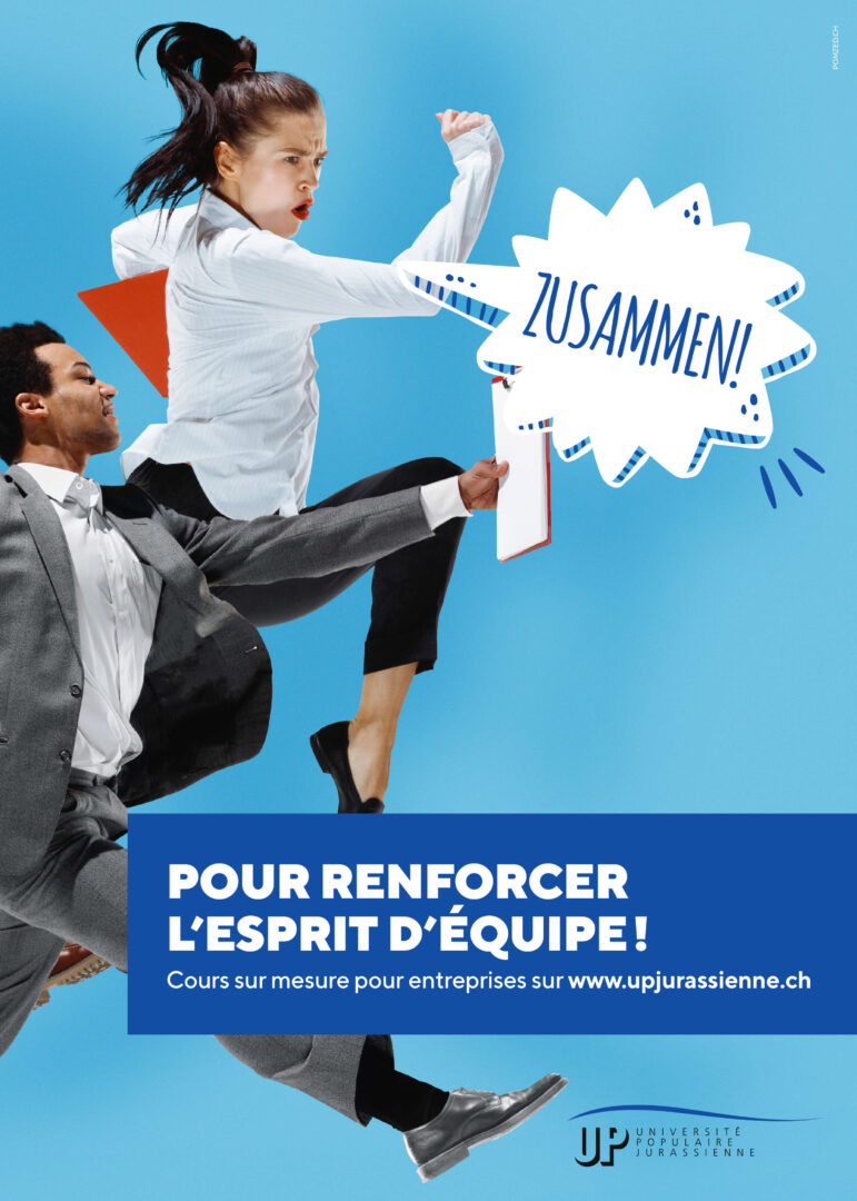 Cartons UPJ affichés dans les transports