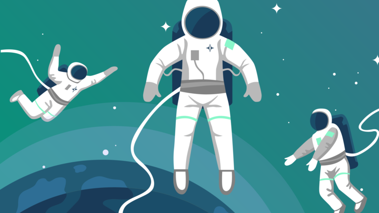 Visuel Nomad avec astronautes dans l'espace