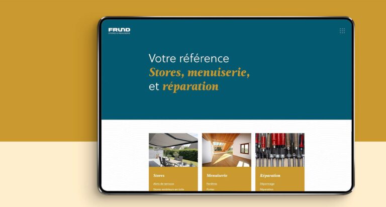 projet de site internet Frund
